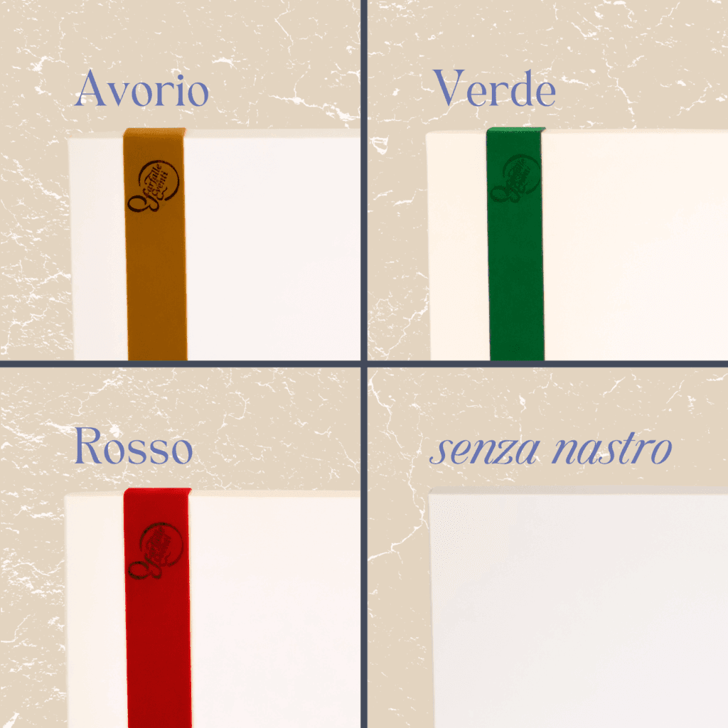 Scatole Rilascio Nuvola con nastro avorio, verde, rosso e senza nastro